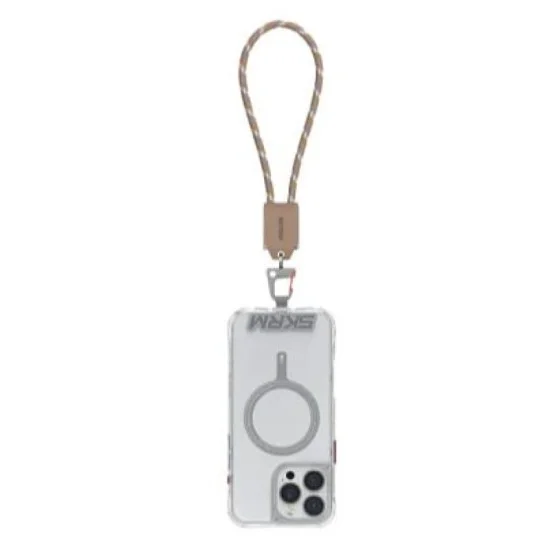 Skinarma Dyno Ve 2-In-1 Handstrap And Charging Cable (C-To-C) - Beige
